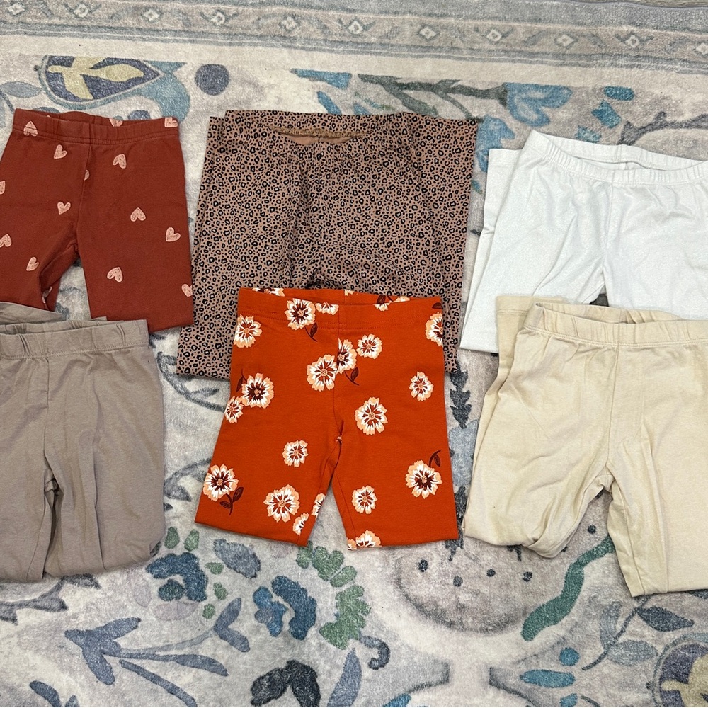 Carter's/DKNY/Old Navy/Cat & Jack Girls size 4/4t Legging Collection